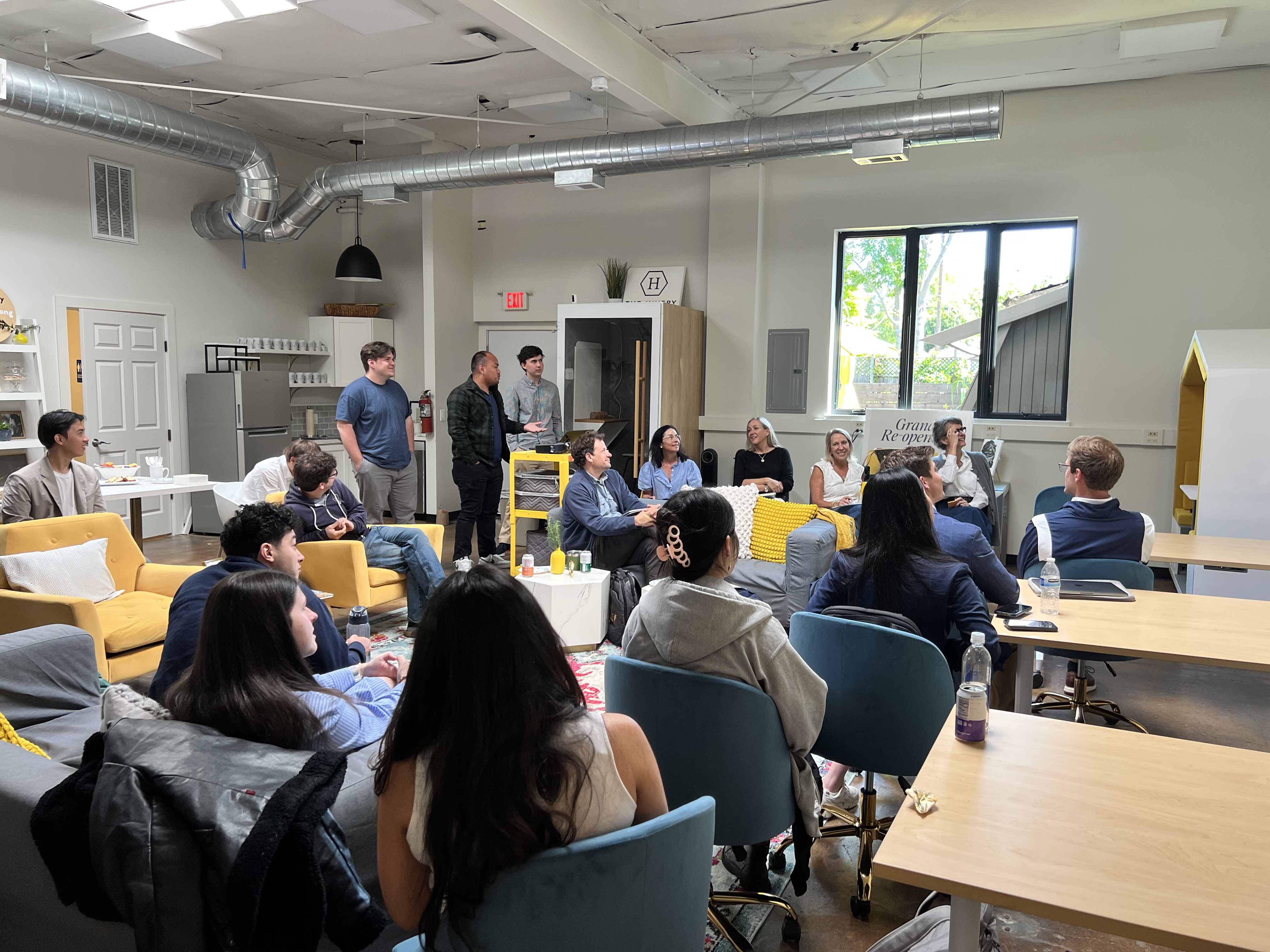 Students in learning environment